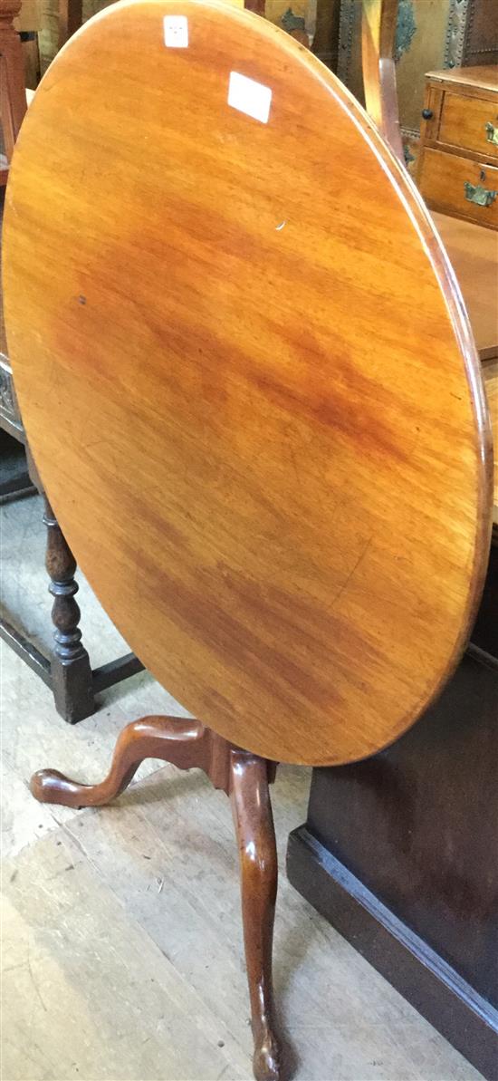 Mahogany Georgian tip up table